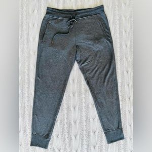 Gray Women’s Joggers Size M Lightweight Athleisure Drawstring Sweatpants